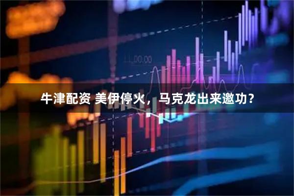 牛津配资 美伊停火，马克龙出来邀功？