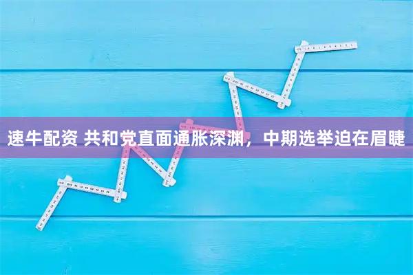 速牛配资 共和党直面通胀深渊，中期选举迫在眉睫