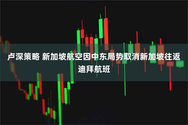 卢深策略 新加坡航空因中东局势取消新加坡往返迪拜航班